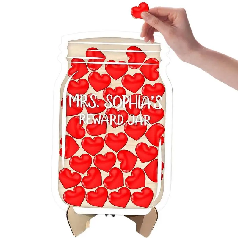 Reward Jar For Toddlers Reward Board Gifts Reward System Wooden For Classroom Responsibility Children Decor Incentive Jar