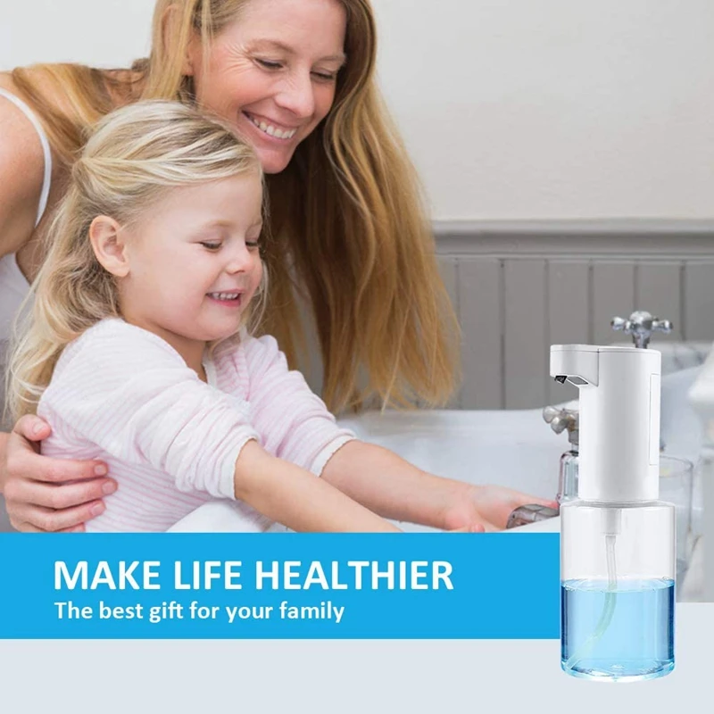 Automatic Soap Dispenser Touchless Sensor Press Soap Dispenser 350Ml Soap Dispenser Suitable For Home Hotel