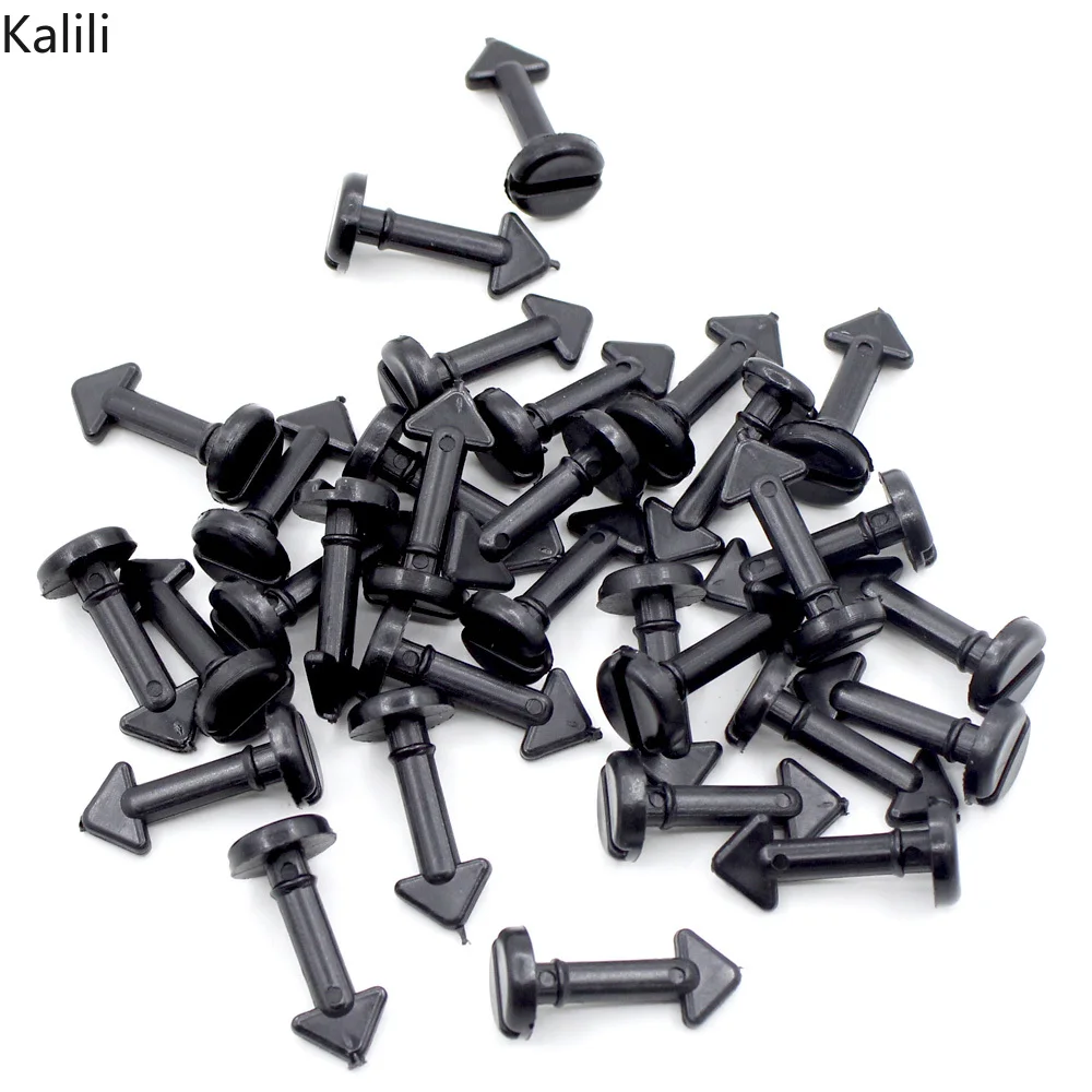 30/50PCS For Peugeot Citroën Engine Cover Fixation Clips 025067 Auto Plastic Retainer Rivets