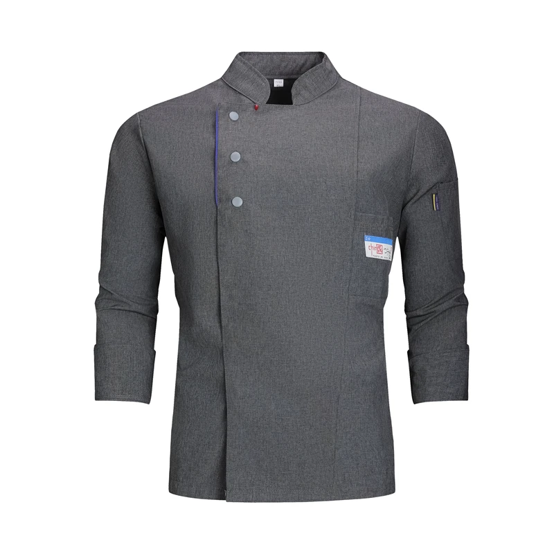 سترة الشيف الرجال النساء المئزر قمصان طويلة الأكمام قصيرة مطعم الشيف معطف موحد كوك الملابس فندق زي ملابس العمل النادل