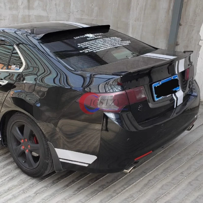 Para Spirior acura TSX 2009-2013 Honda Accord Acura TSX alerón superior de ventana trasera de coche piezas de modificación de coche