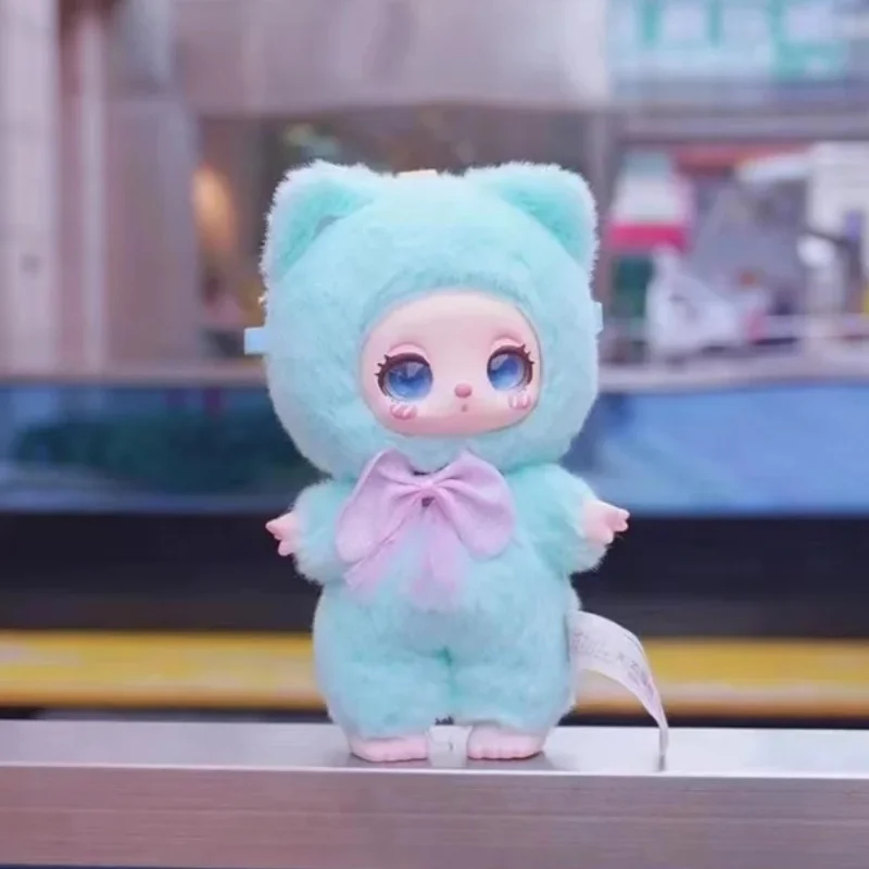 Liila Luky Cat Series ไวนิล Plush กล่องตาบอด Kawaii กระเป๋าจี้น่ารัก Liila Mystery Box ชุดของขวัญของเล่นเป็นของขวัญสําหรับเพื่อน