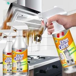 Kitchen Foam Cleaner Multipurpose Powerful Kitchen Oil Stain Cleaner Foam Stove Degreaser Utensils Household Cleaning