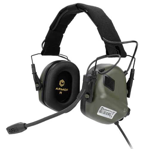 Imagen 2 del producto EARMOR M32 SE-auriculares tácticos para tiro, orejeras con reducción de ruido para caza con soportes de arco para casco, M51 PTT para comunicación