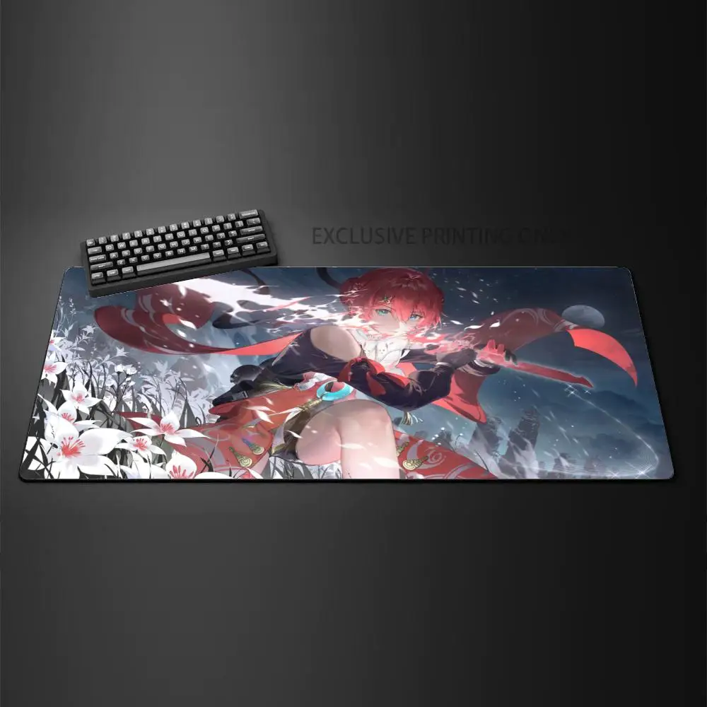 Wuthering Waves Game Mousepad Non-slip Lockedge Office Student Gaming Thickened Large Writing Pad Cushion