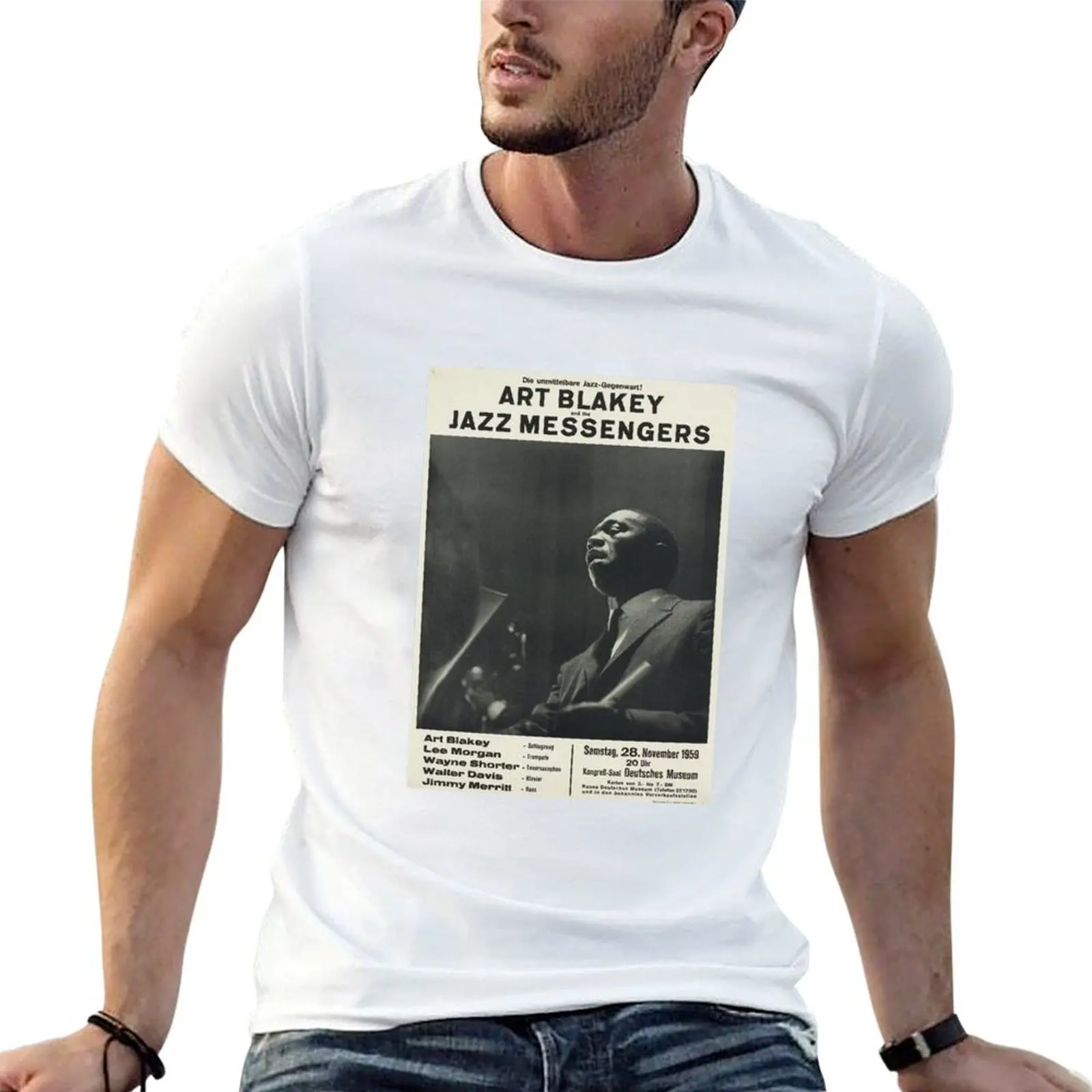 Art Blakey and the Jazz Messengers T-Shirt cotton graphic tees oversized t shirt outfits for men