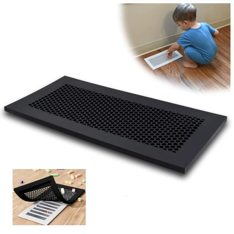 

Proofing Vent Covers for Home Floor Wall Ceiling Vent Registers, Protective Soft Silicone, Child Proof Floor Air Vent Cover