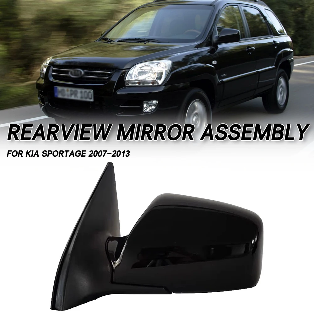 

For Kia Sportage 2007-2013 Car Rearview Mirror Assembly Accessories Auto Side Mirror Reflector Led Turn Signal Lights