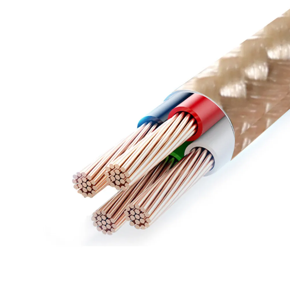 

3Pcs Nylon USB Type C Cable Simple Tail Anti-Intertwist Design Fast Charge Data Transmission Compatible with Phones Tablets