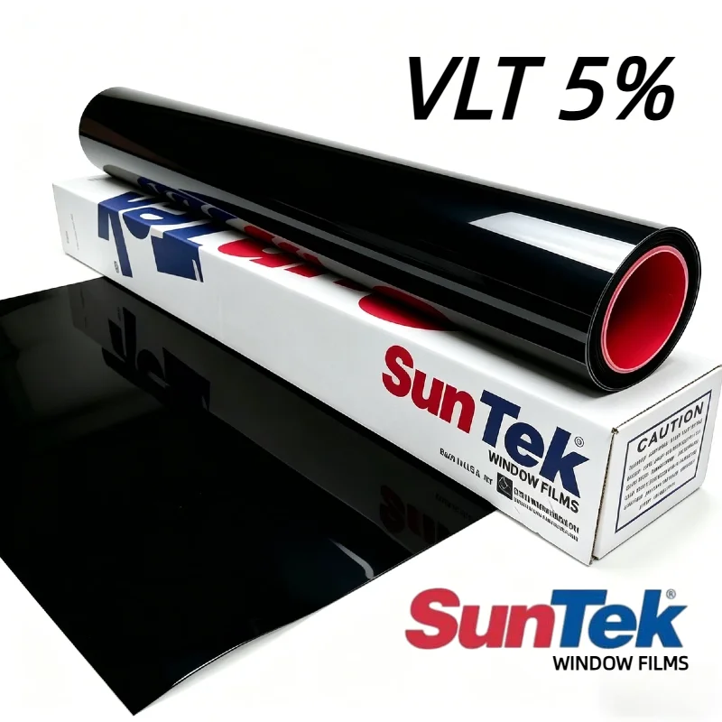 

Пленка Suntek 5% VLT Nano Carbon для тонировки окон, 99% защита от УФ, отклонение ИК-излучения, без блокировки сигнала, ударопрочная, не выцветает, HD Vision Work