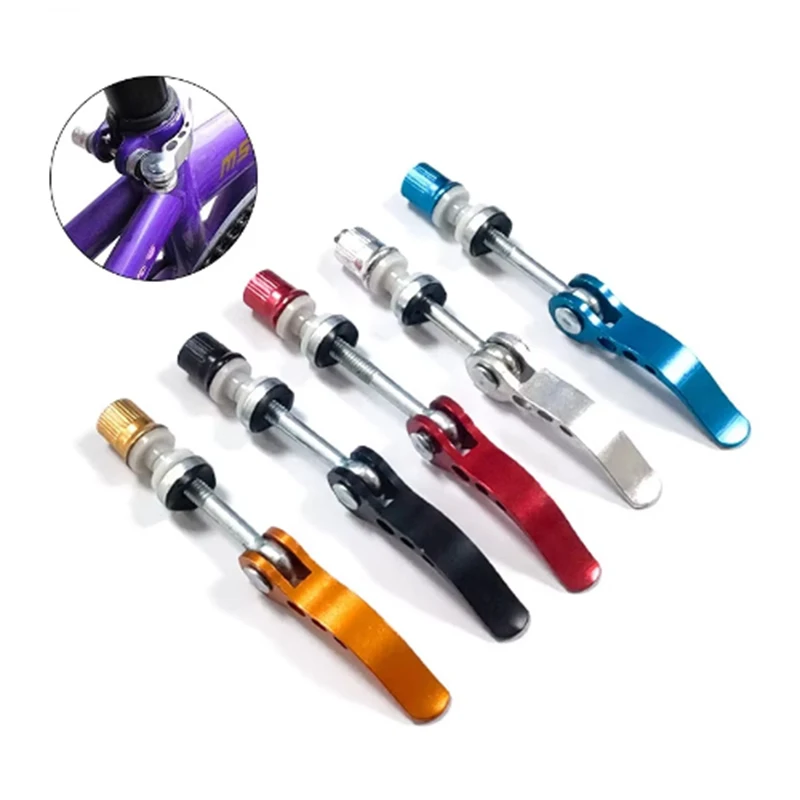 Bicycle Quick Release Aluminium Bike Seat Post Clamp Seatpost Mountain Bike Seat Tube Clamp Bicycle Accessories