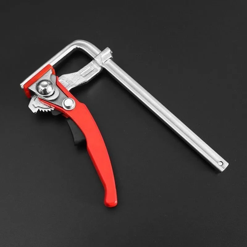 Multifunctional ratchet track clip Manual thickening Powerful woodworking quick clip Adapt track