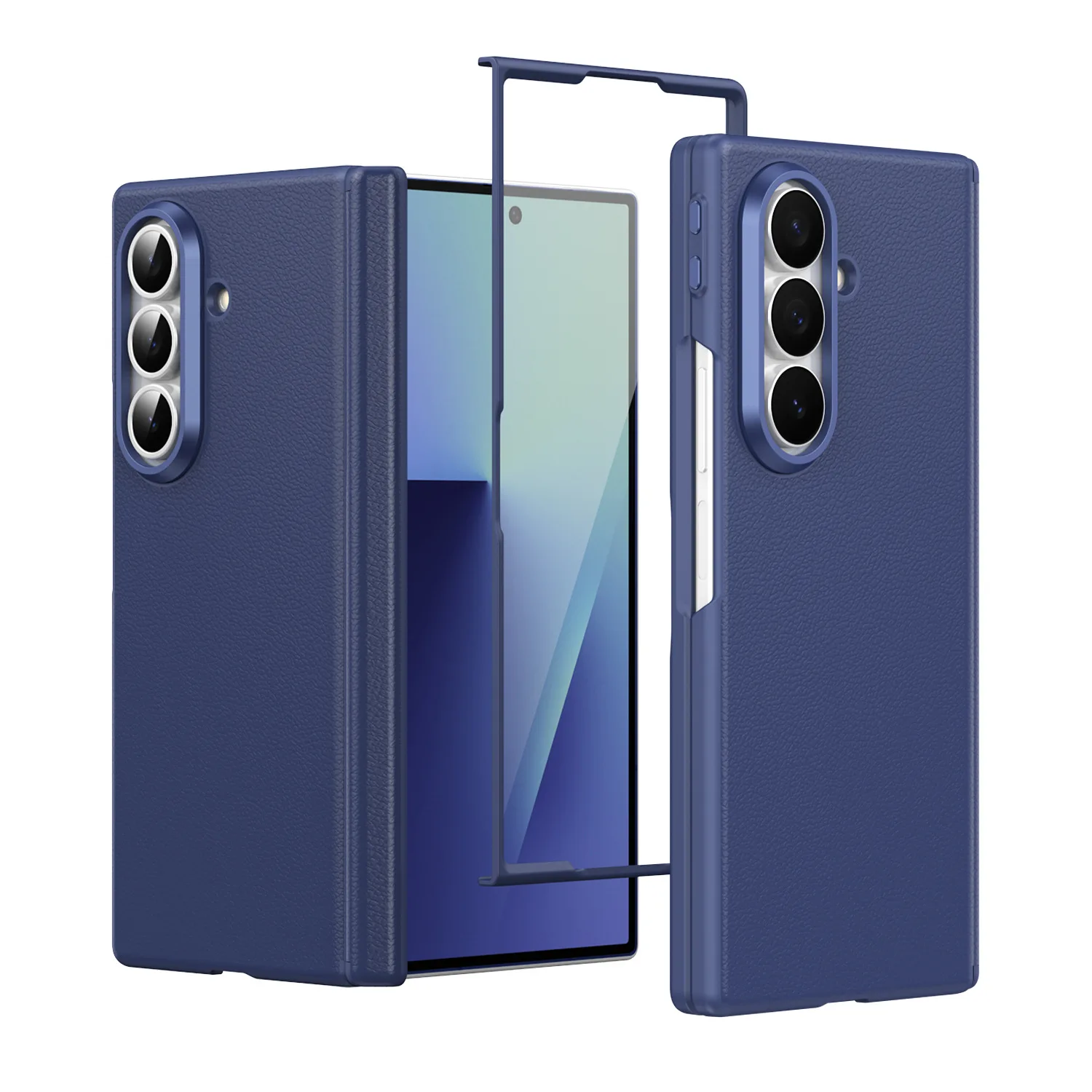 Case for Samsung Z Fold 7 6 5 4 Hinge protection full coverage tough case Anti-Fingerprint Shock Proof Smart shortcut keys