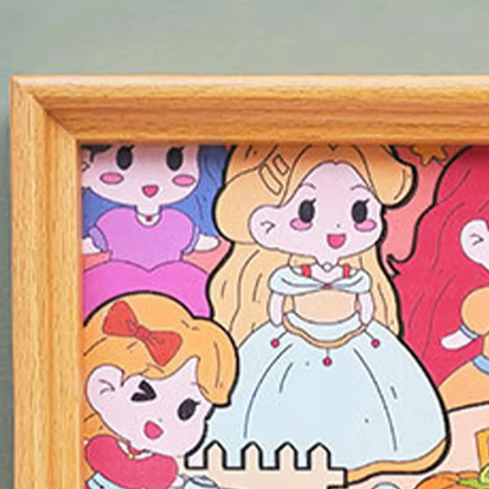 กรอบภาพปริศนาไม้ ของเล่นเสริมพัฒนาการ ระบายสีได้ ตัวต่อจิ๊กซอว์ลายการ์ตูน สำหรับเด็กชาย เด็กหญิง ใช้ได้ที่บ้าน เดินทาง และห้องนอน