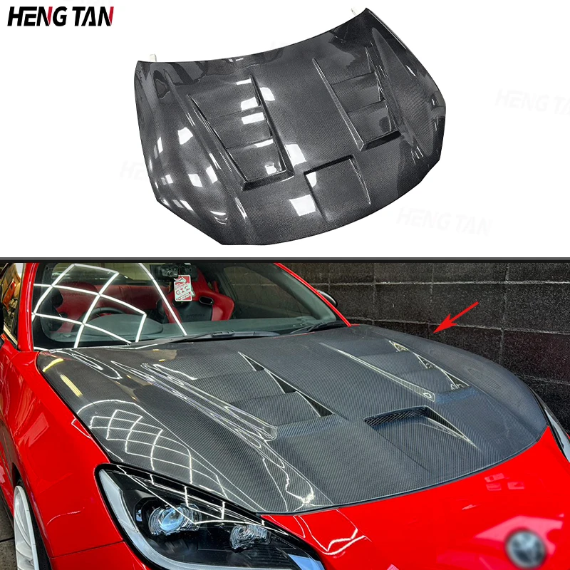 

Carbon Fiber For Toyota GR86 ZN8 ZC8 ZD8 Subaru BRZ 2019+ Car Front Bumper Engine Cover Hood Bonnet Vent Parts Body kit