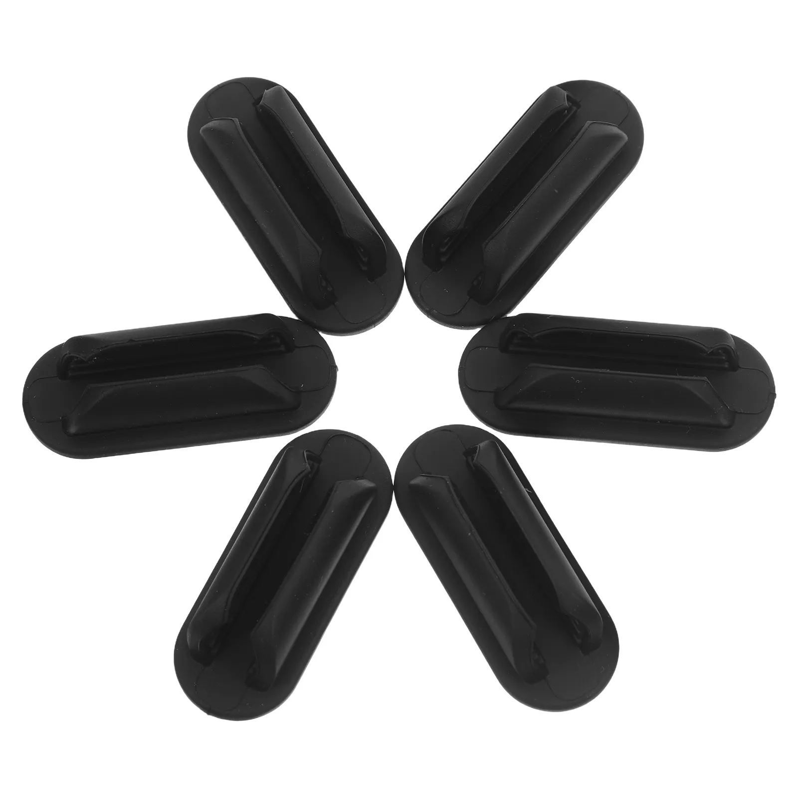 6Pcs Self Adhesive Pen Clips Holder Compact Pencil Clamp for Desk Office School Stationery Multipurpose Writing Pen Buckles