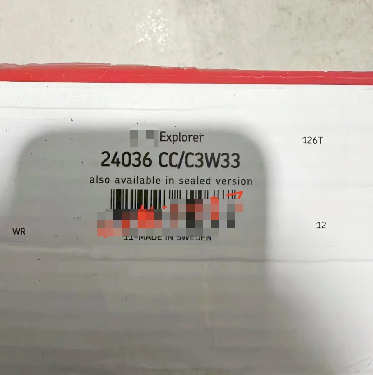 1PC FOR SKF 24036 CC/C3W33 spherical roller bearing
