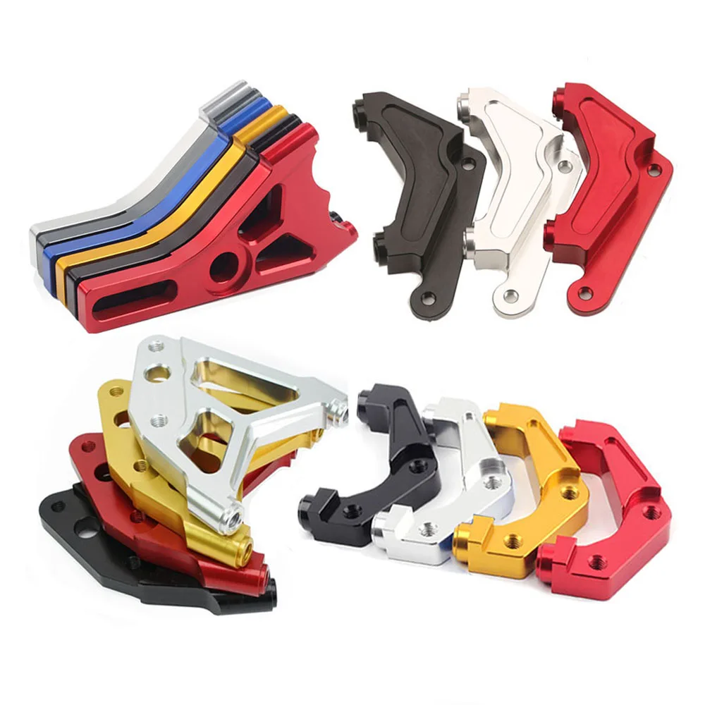 Motorcycle brake calipers Hole distance 82mm Brackets four piston brake calipers pump adapters For Brake disc 220mm Modified