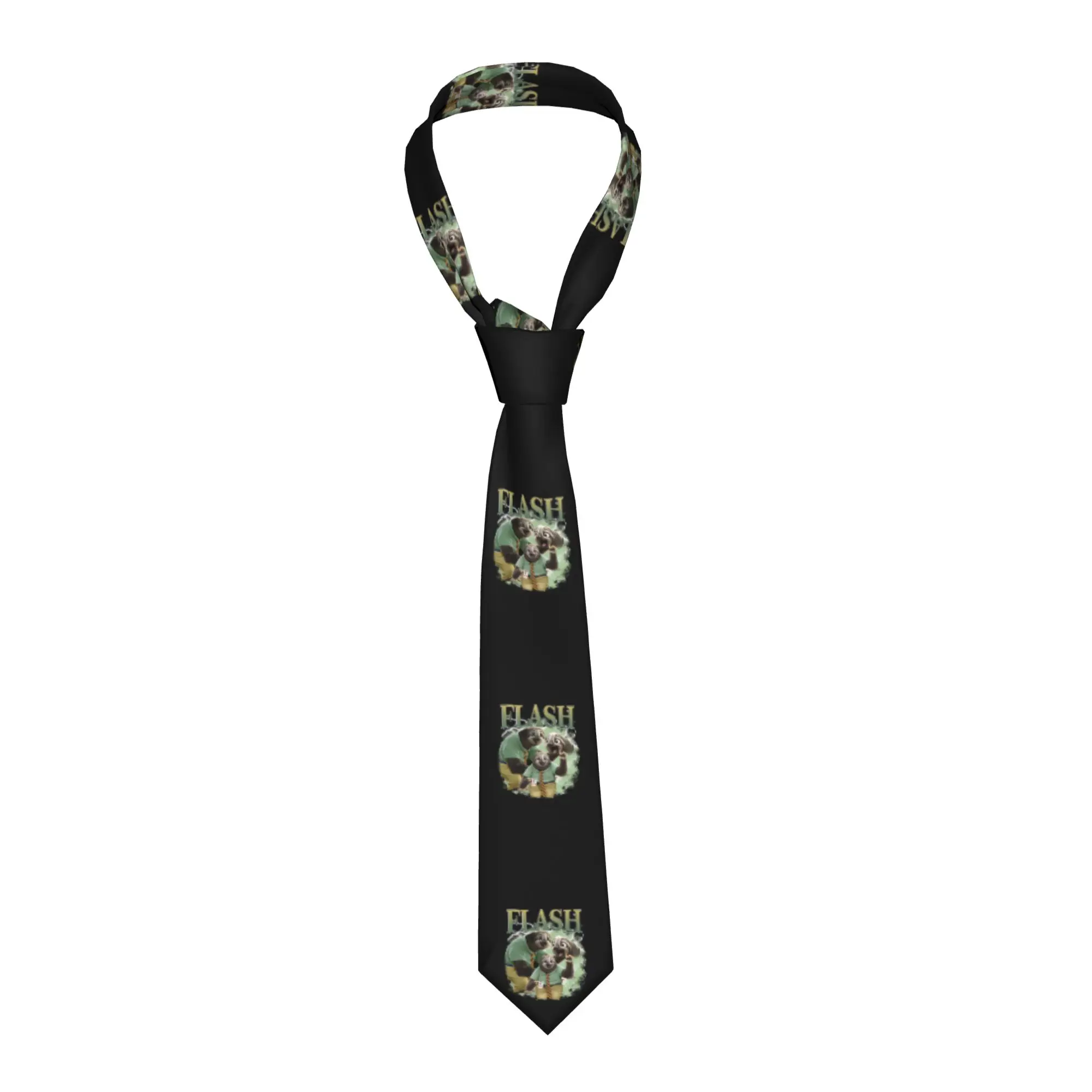 

Формальные галстуки с мультяшными персонажами Zootopia для мужчин, индивидуальные шелковые галстуки в стиле аниме для офиса