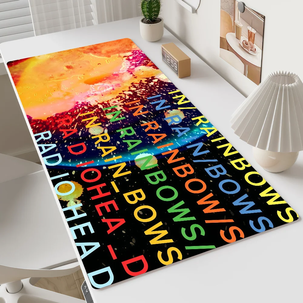 Mouse Rock Pad Band MousePad Non-slip Lockedge Office Student Gaming Thickened Large Singer Writing Pad R-RadioheadS Cushion