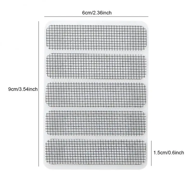 5Pcs Window Screen Repair Sticker Window Net Anti-mosquito Mesh Door Mosquito Netting Patch Repair Broken Hole Screen Net