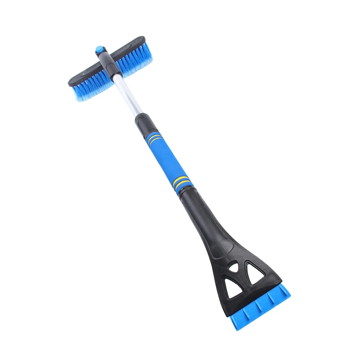 Car Snow Ice Scraper Telescopic Car Deicing Snow Defrosting Cleaning Tools Snow Brush Car Windscreen Brush (Blue)