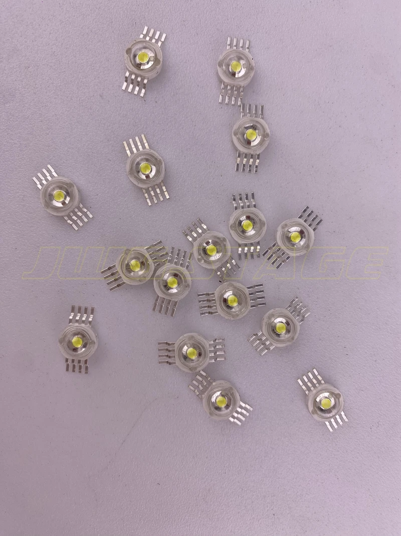 10pc/lot RGBW 4in1 Color Replace LED Lamp Light Source Spare Part For LED Par Light