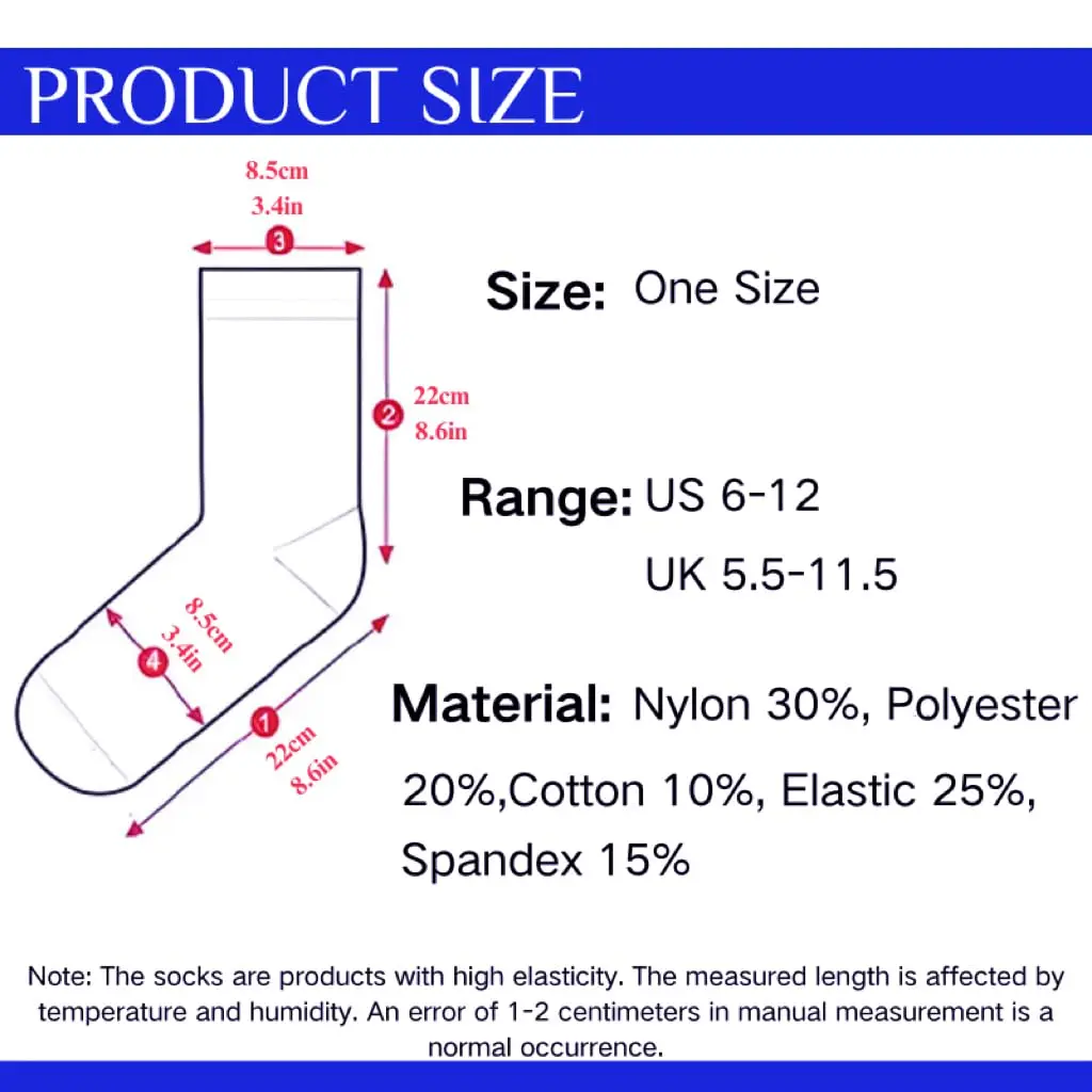 زوج واحد من الجوارب الرياضية للجنسين قابلة للتنفس وسريعة الجفاف ومضادة للانزلاق وماصة للعرق في الهواء الطلق والجري وكرة السلة وركوب الدراجات