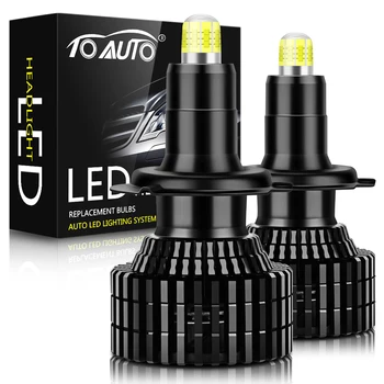 2 Stuks 30000LM H7 Led 360 H1 HB3 HB4 9012 HIR2 Led H11 H8 9006 9005 Auto Koplampen mistlamp Voor Auto 3000K 6000K 12V 3D Chips