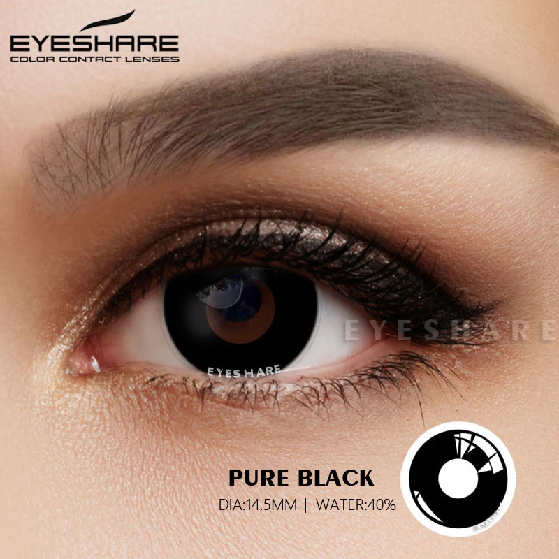 EYESHARE 2pcs Cosplay Colored Lenses for Eyes Cosmetics Anime Lenses Colored Contacts Lens Yearly Use Contacts Pupils For Eyes