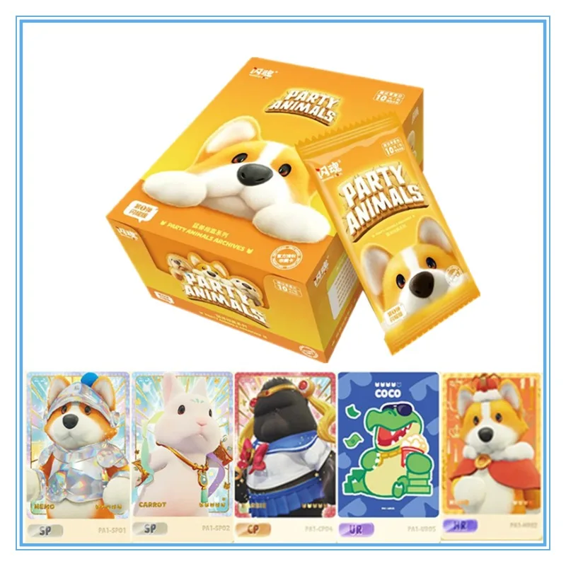 Shiningsoul New Product Monster Archive Collection Card Shining Edition Feeding Program for Stray Animals Collection Cards Toy