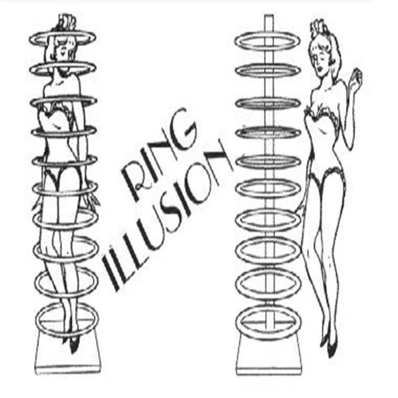 

Кольцо Иллюзия Волшебные трюки Профессиональный фокусник Сценический магический трюк Реквизит Ментализм Можно использовать в качестве эффекта переложения