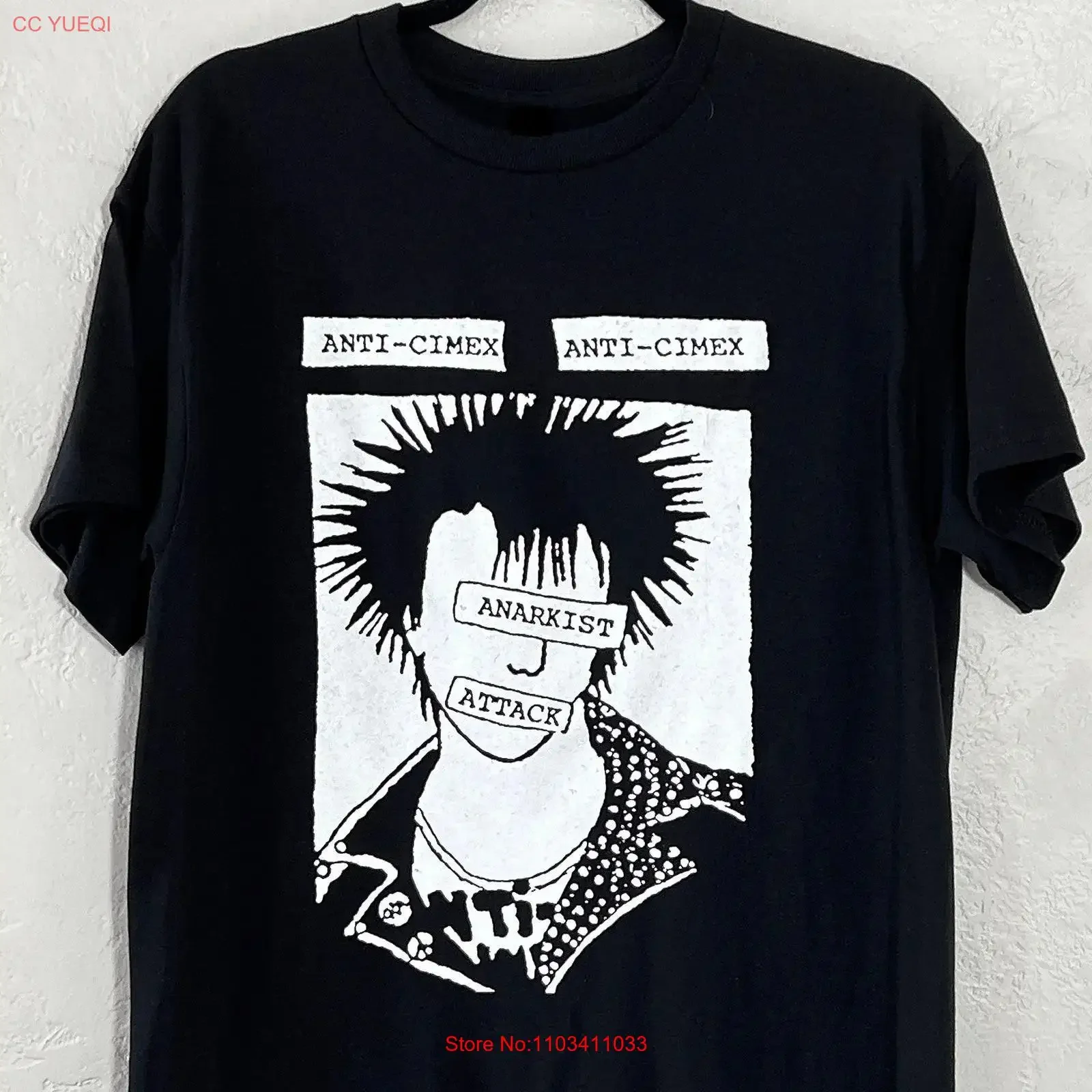 Camiseta Anti Cimex Vintage Lavada, Prenda Urbana Versátil Unisex, Cómoda, Ligeramente Suave, Para Uso Diario, Ropa de Diseñador