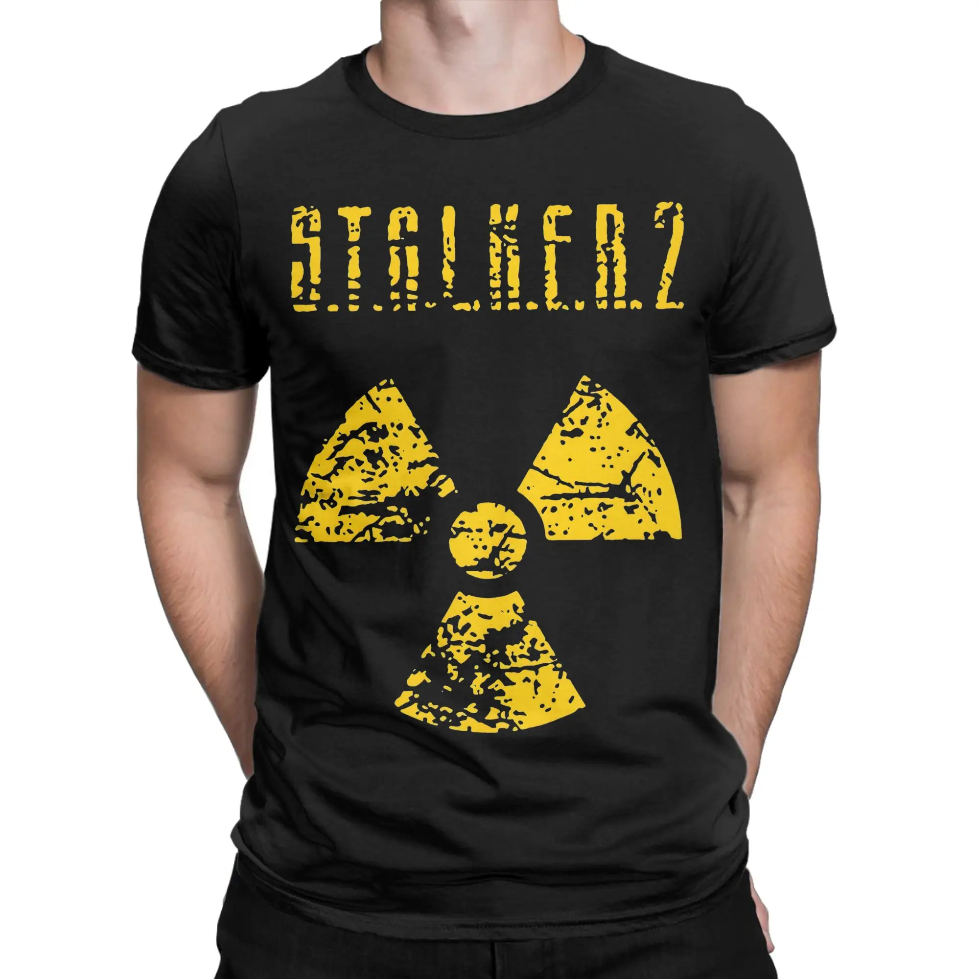 Burst Your Bubble  T Shirt Men Women Pure Cotton Hipster T-Shirts Crewneck Stalker 2 Tees Short Sleeve Clothes Birthday Gift