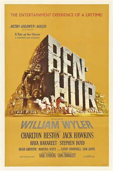 Hot Rare  movie Ben Hur 1959 Art SILK POSTER Wall Art Home Decorative painting