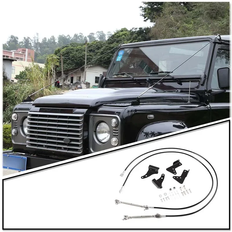 

Для Land Rover Defender 2004-2018: Алюминиевый кронштейн для троса-кенгурятника на переднее крыло, предотвращающий повреждения при преодолении препятствий, автомобильные аксессуары