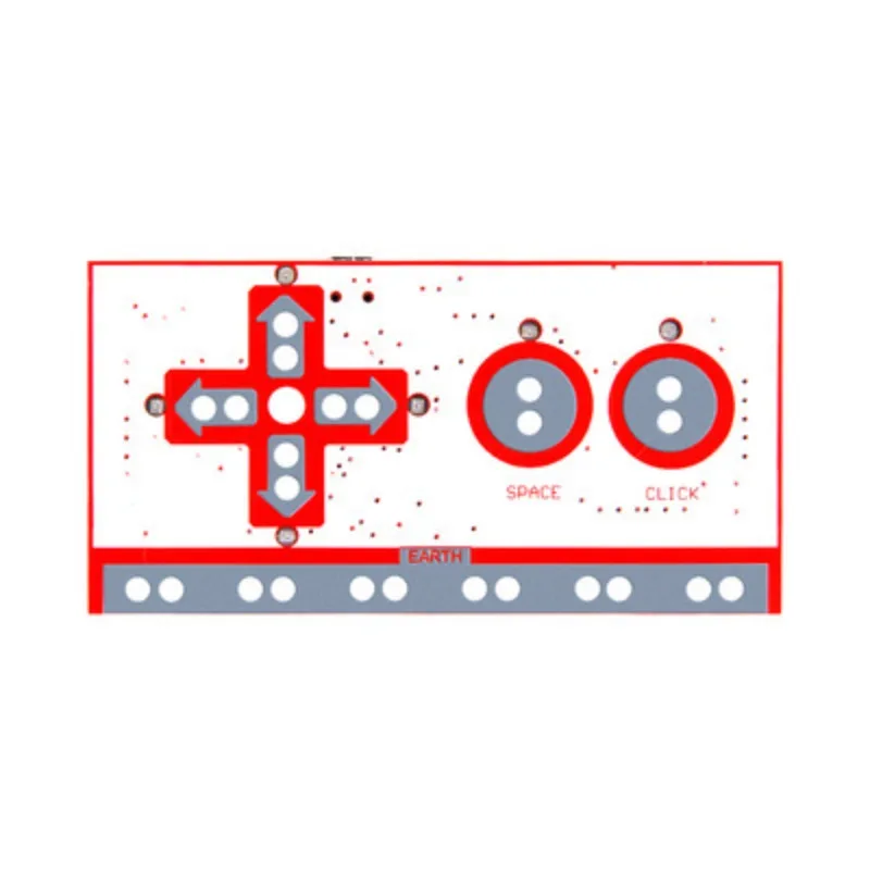 La nueva versión de la placa base Makey Makey es compatible con la placa base, y un juego completo de cables de datos está disponible.