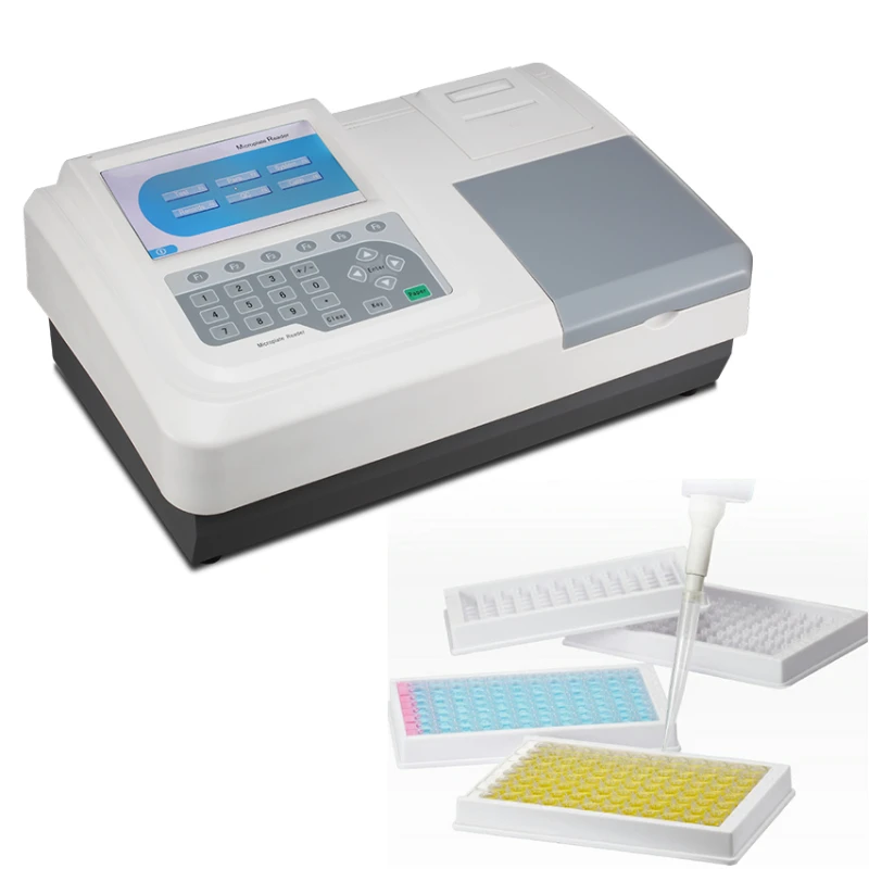 Hospital Clinic Lab Touch Screen Micro Plate Elisa Reader Microplate Reader