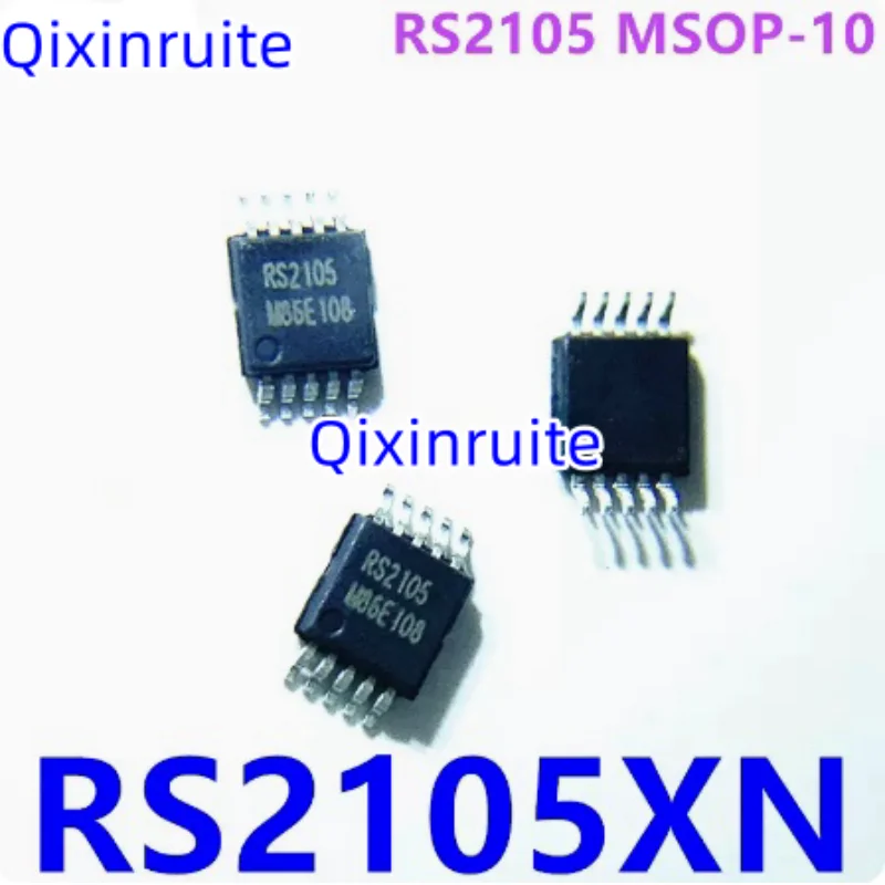 Qixinruite The new original RS2105XN=RS2105 SMD MSOP10 analog switch chip oximeter can replace the SGM3005