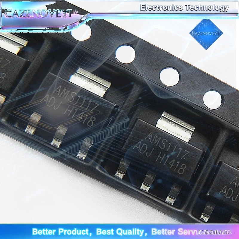 AMS1117 SOT-223 AMS1117-ADJ Ready Stock Fast Shipping Wholesale Low MOQ Mixed Order