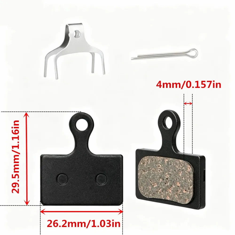 2/4 Pairs Resin MTB Bicycle Mountain Bike Disc Brake Pads For K03S Shimano XTR M9100 M9110 XT M8110 Dura Ace R9170 RX400 BR8070