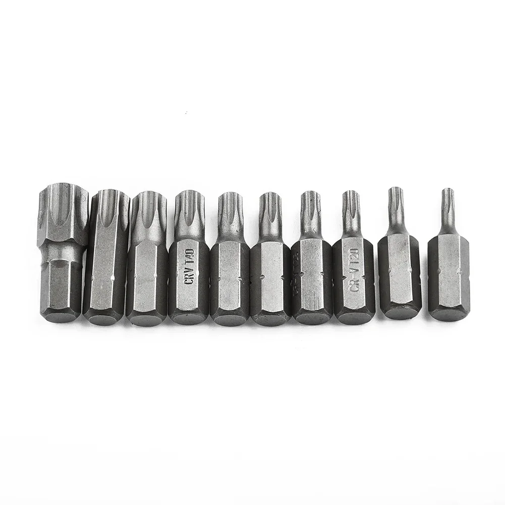 Imagem -05 - Torx Star Screwdriver Bit Grupo E-security Bits Drive Tool Soquete Hexagonal Adaptador para Chave de Fenda Elétrica Masculino e Feminino