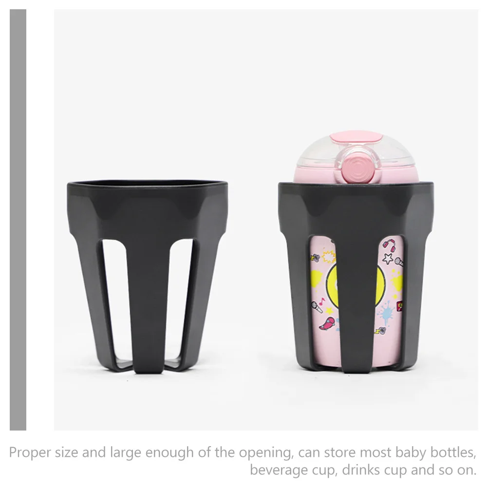 

Stroller Cup Holder Universal Durable PP Bike Cup Holder No Tools Easy Install for Stroller Handlebar Walker Wheelchair