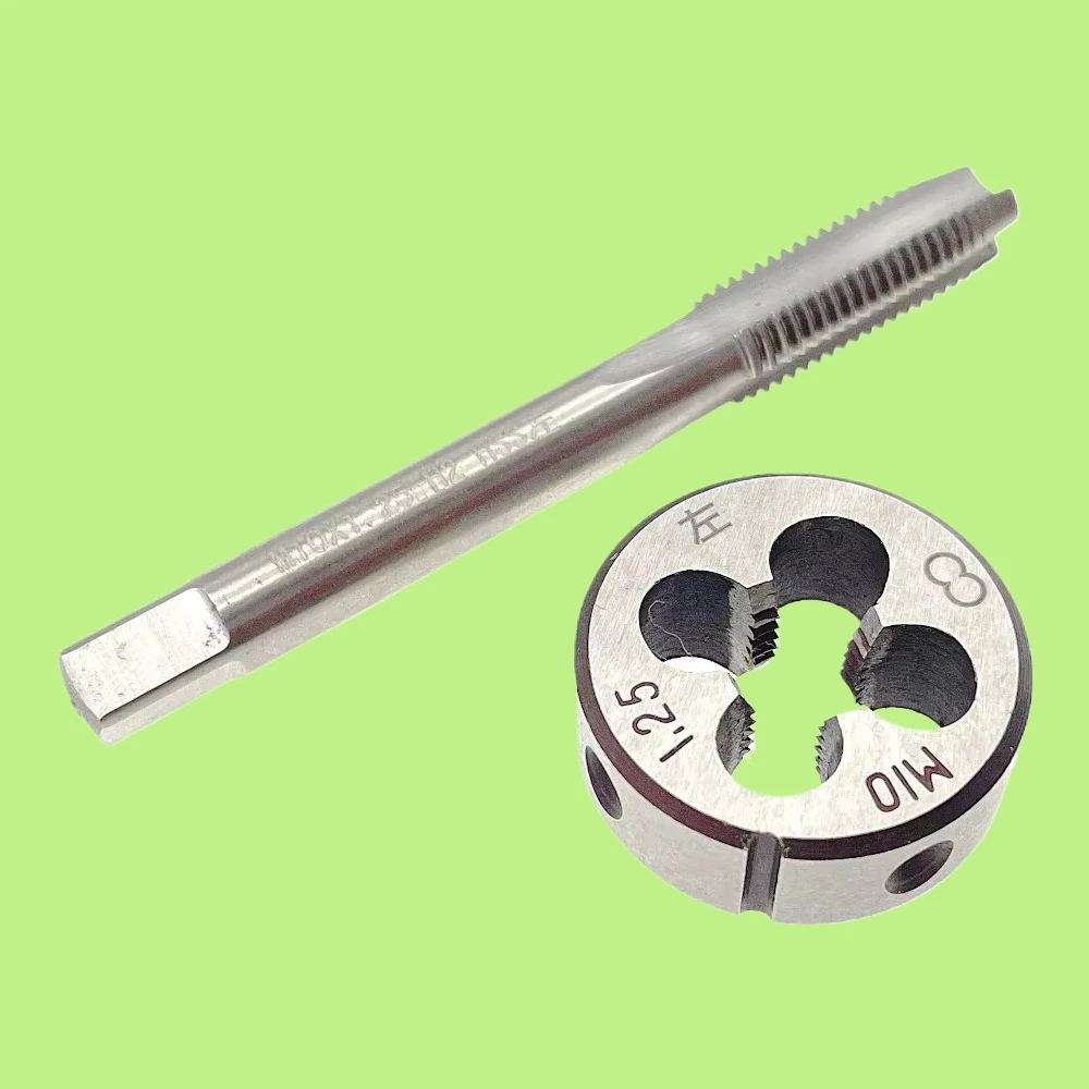 

M10x1.25 Tap and Die Left Hand , Metric Tap Die Set LH Thread Hand Tools HSS High Speed Steel , Threading Tool