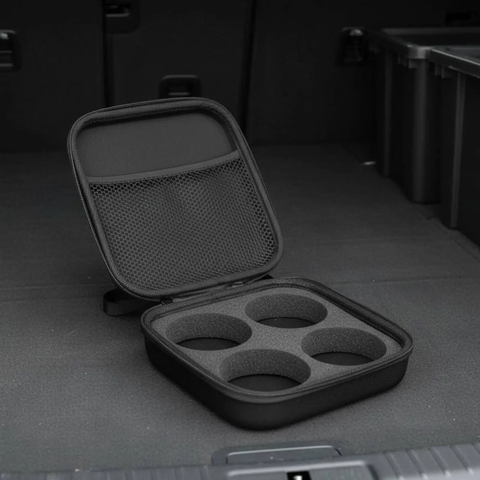 Rubber Lift Support Cushion Storage Bag EVA Material Lift Support Cushion Carrying Case Zipper Closure Car Accessory for Garage,