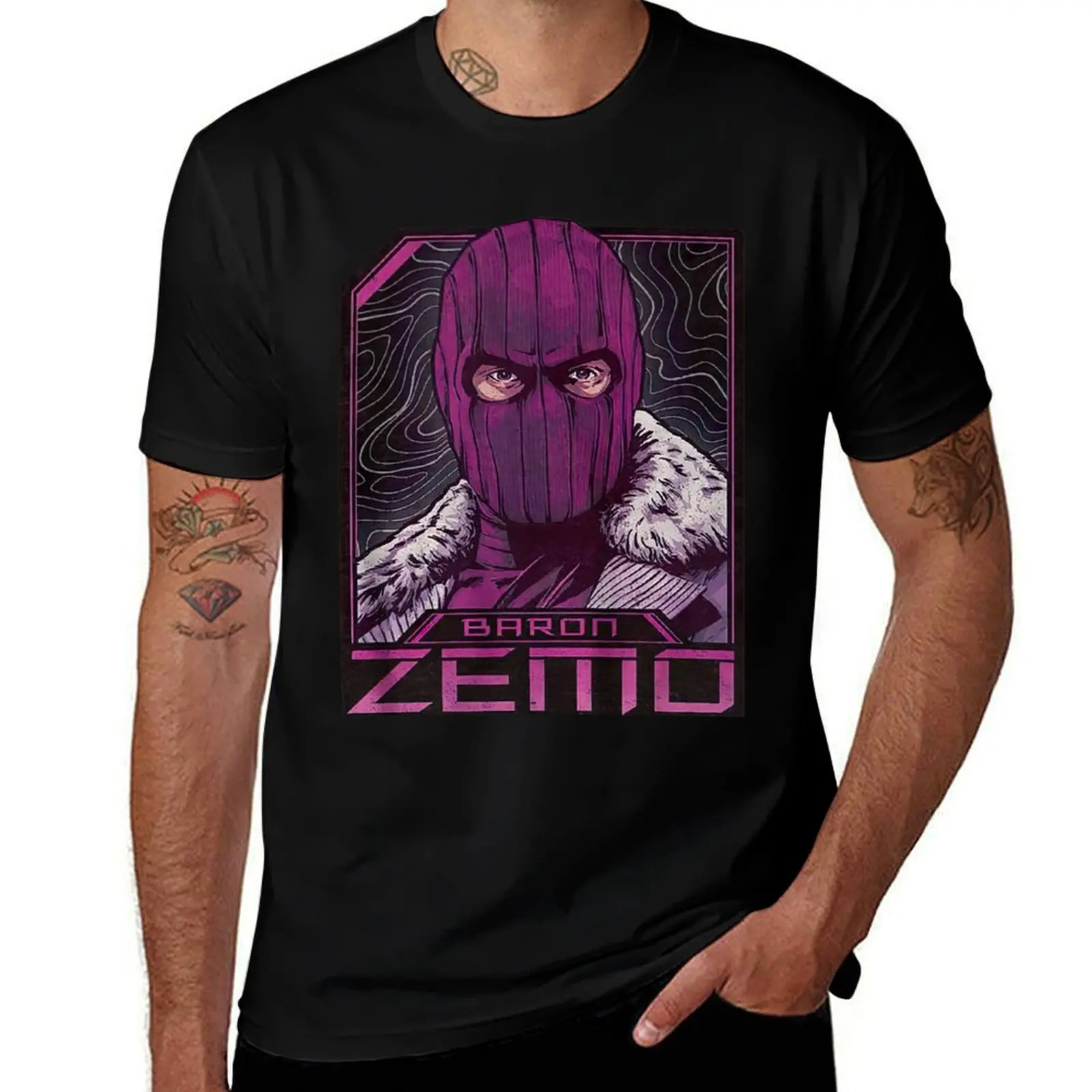 

Baron Zemo . T-Shirt men t shirt cotton 100% printed t shirts for man T-Shirt