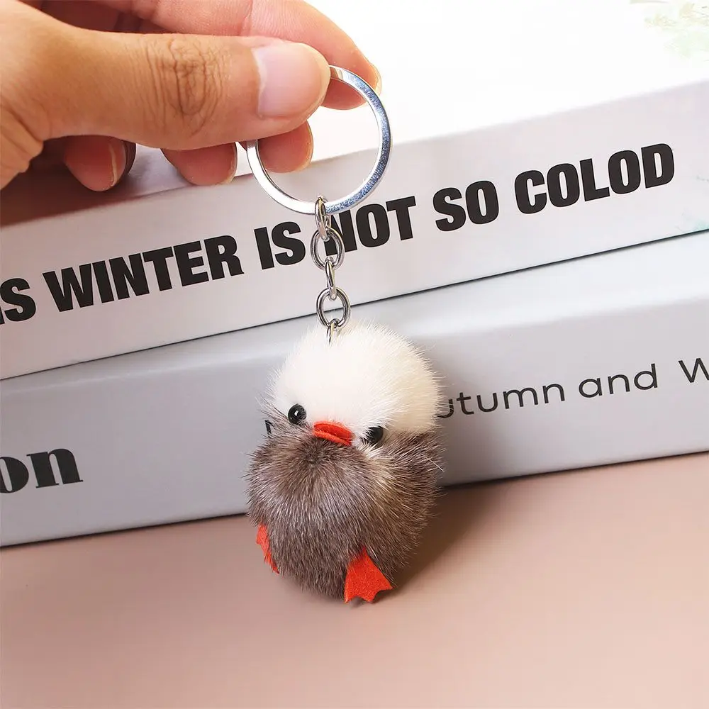 Male Female Plush Bag Pendant Backpack Cartoon Keychain Duck Keychain Car Keyring Key Lanyard