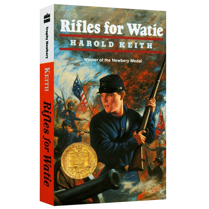 

Винтовки для Watie, Детские книги для 9, 10, 11, 12 лет, английские книги, военные романы 9780064470308