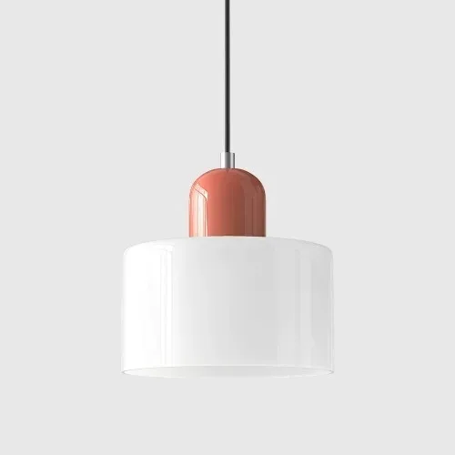 Europese Retro Glazen LED-hanglampen Slaapkamer Hoofdeinde hanglamp Restaurant Bar Koffieshop Bar Verlichtingsarmaturen
