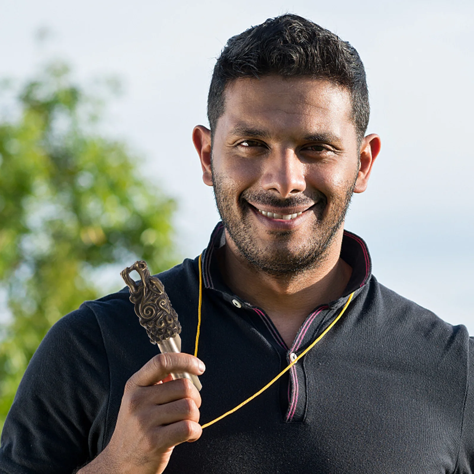 حساسة صافرة المفاتيح النحاس صافرة الطوارئ للمعلمين الحكم التدريب الطيور الكلب رعي بقاء التخييم